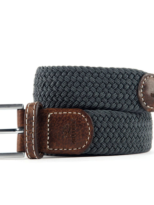 Woven Elastic Belt - Flannel Grey - Size 1