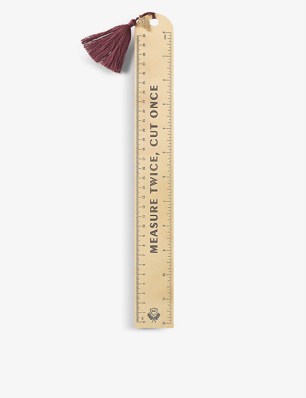Metal Ruler (12"/30cm)- Measure Twice Cut Once