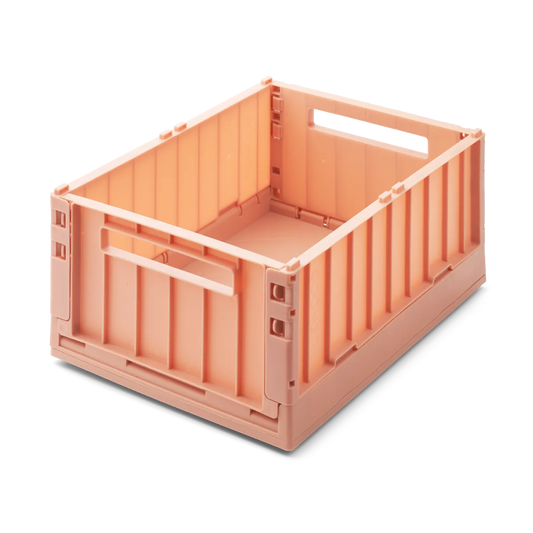 Weston storage box M w. lid 2-pack - Tuscany Rose