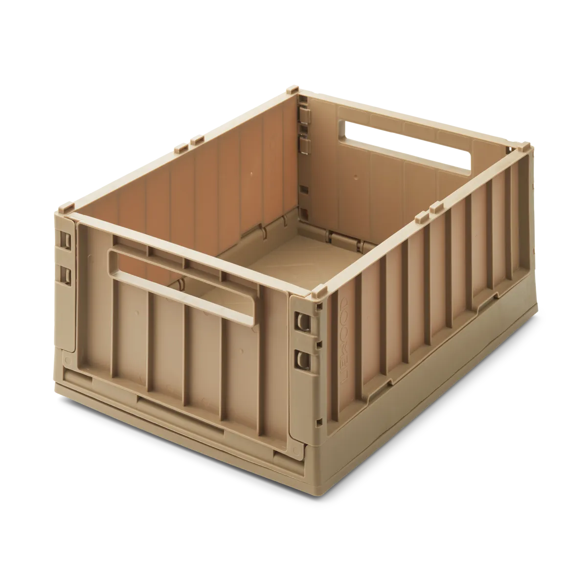 Weston storage box M w. lid 2-pack - Oat