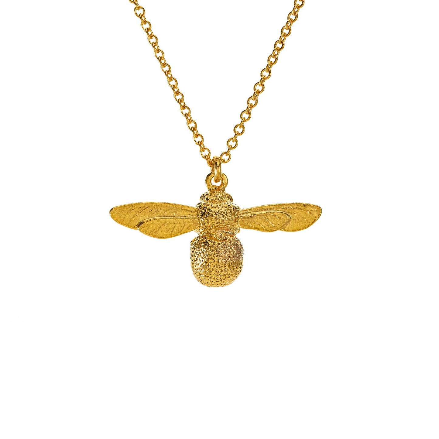 Baby Bumblebee Necklace - Gold Plate