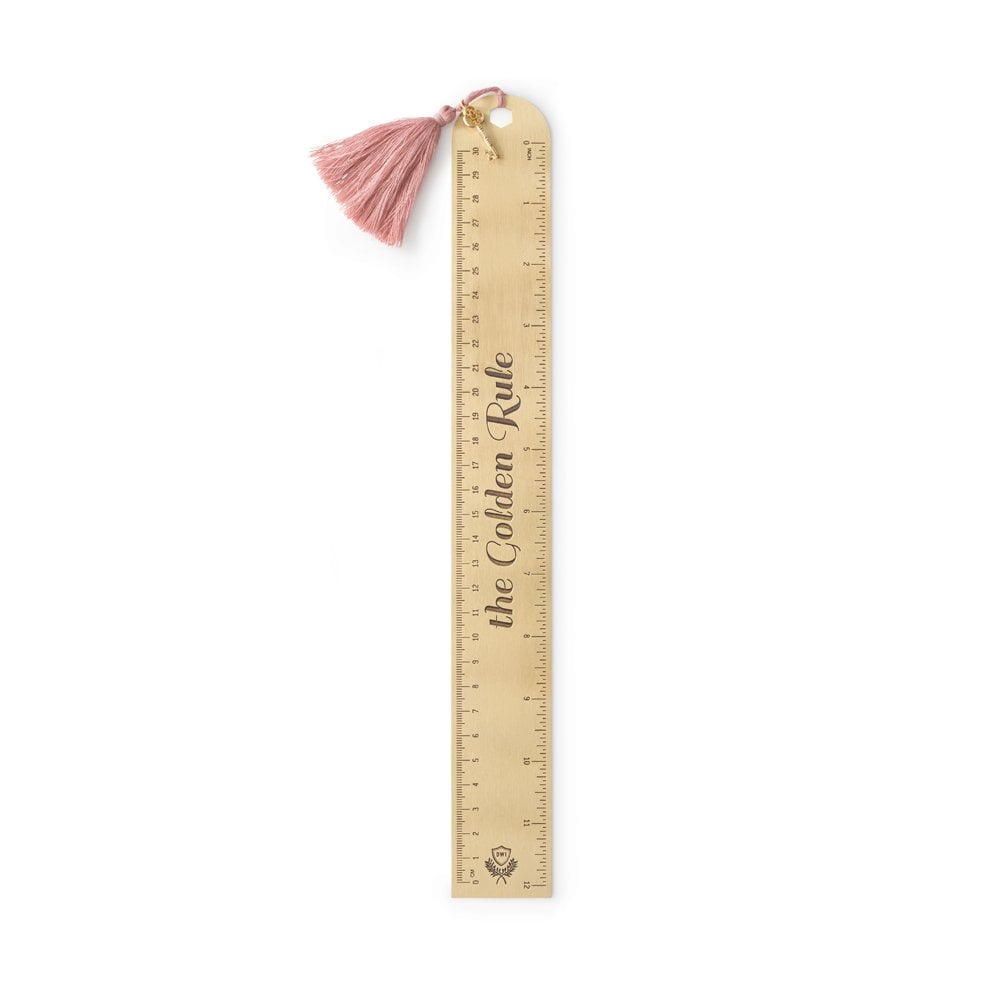 Metal Ruler (12"/30cm)- Golden Rule