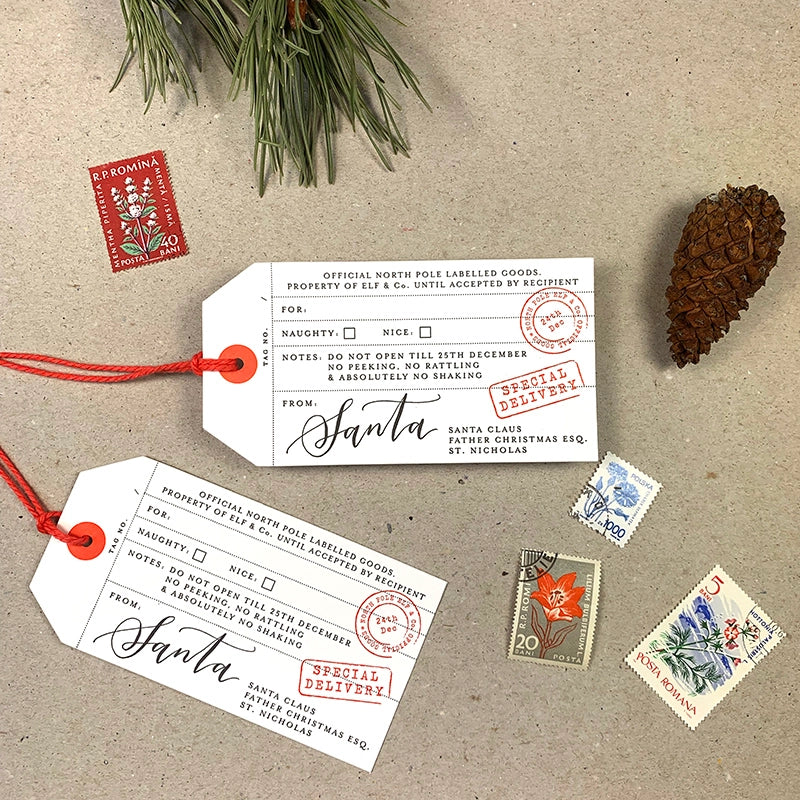 Santa Luxury Gift tags