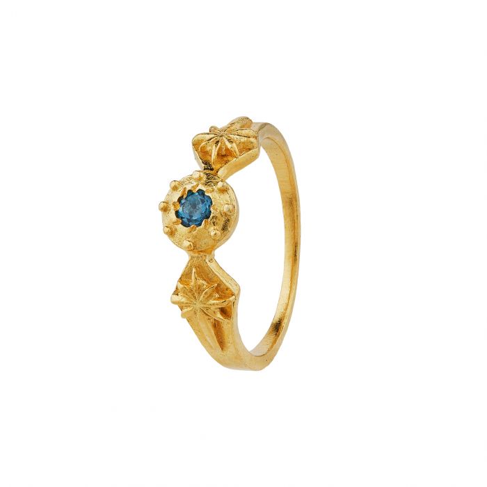 Guiding Star Ring with London Blue Topaz