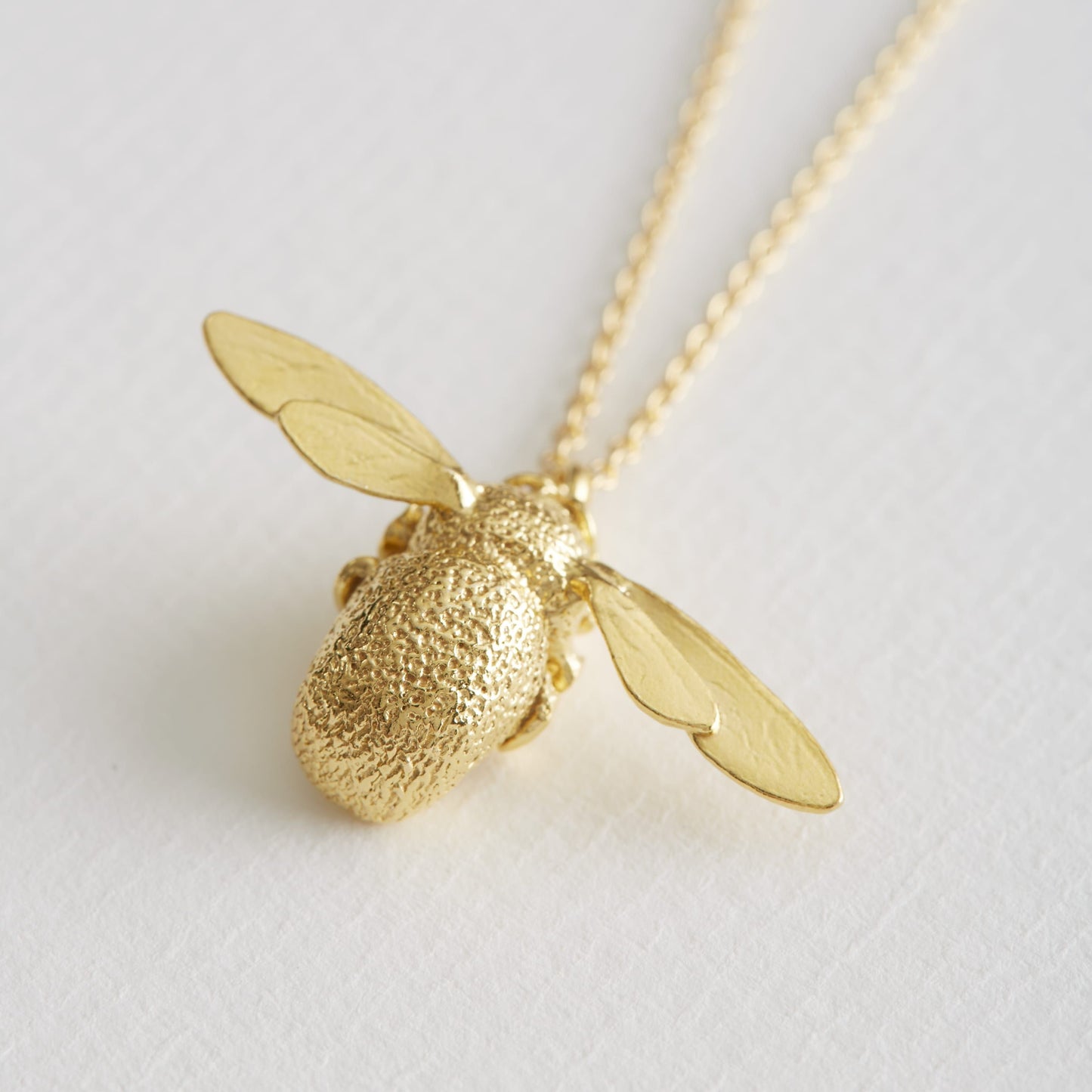 Bumblebee Necklace - Gold Plate