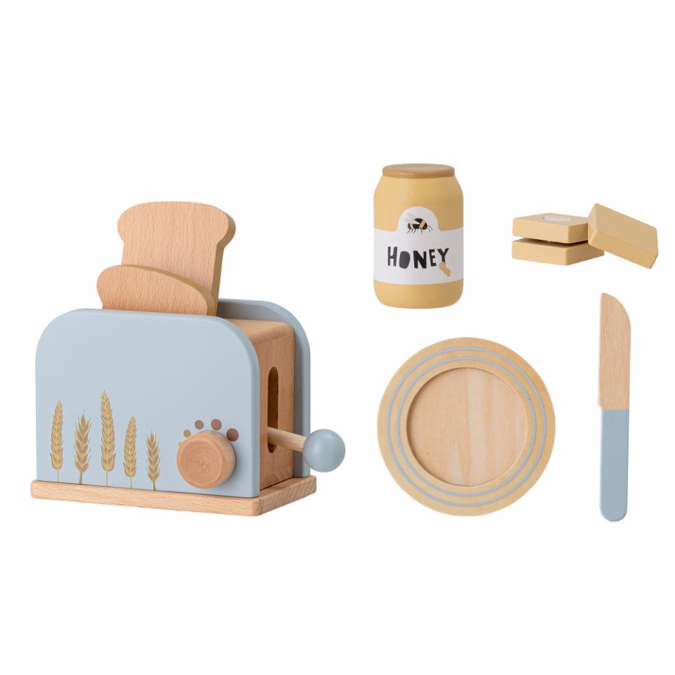 Wooden Toy Toaster set