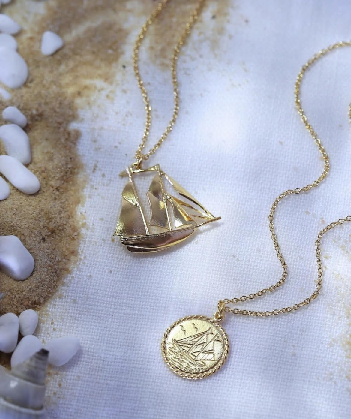Nautical Antique Coin Necklace
